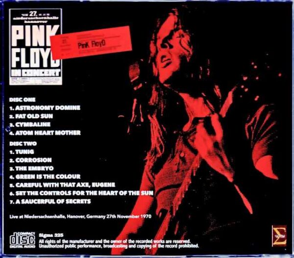 Pink Floyd /Germany 11.27.1970 Upgrade - Image 2
