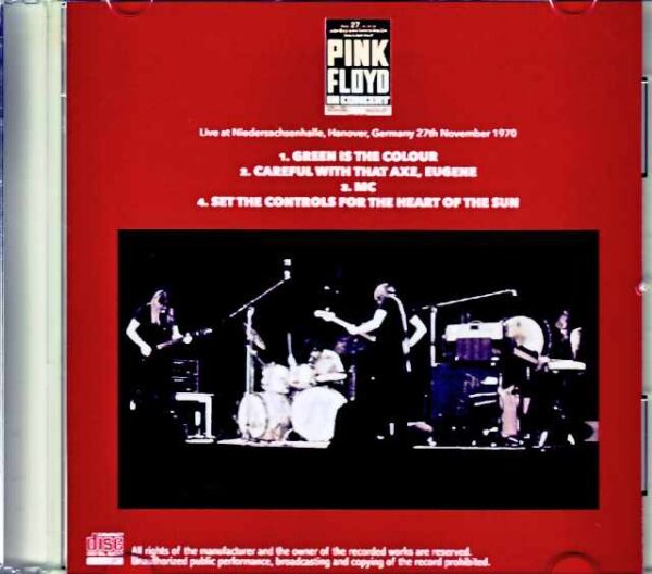 Pink Floyd /Germany 11.27.1970 Alternate Source Edition - Image 2