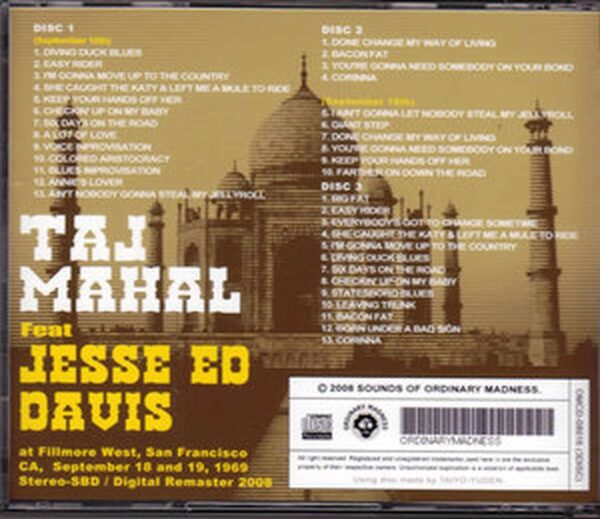 Taj Mahal, Jesse Ed Davis/California, USA 1969 - Image 2