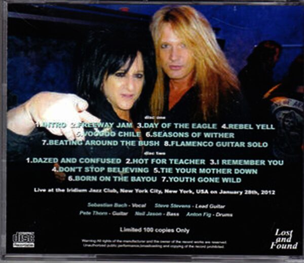 Sebastian Bach,Steve Stevens/New York,USA 2012 - Image 2