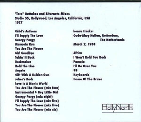 Toto/California 1977 & Netherlands 1988 - Image 2