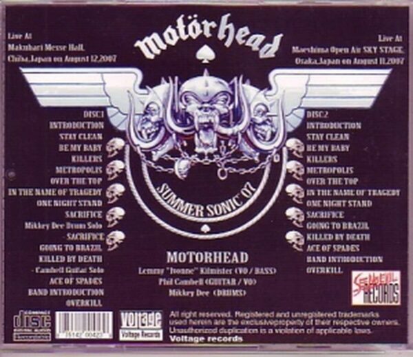 Motorhead/Summer Sonic Japan 2007 - Image 2