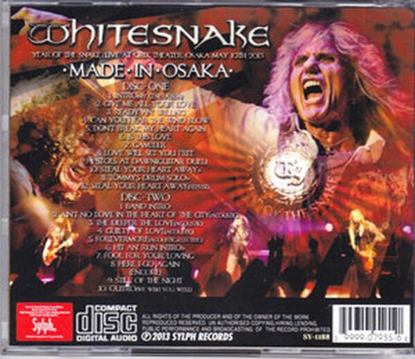 Whitesnake/Osaka,Japan 2013 - Image 2