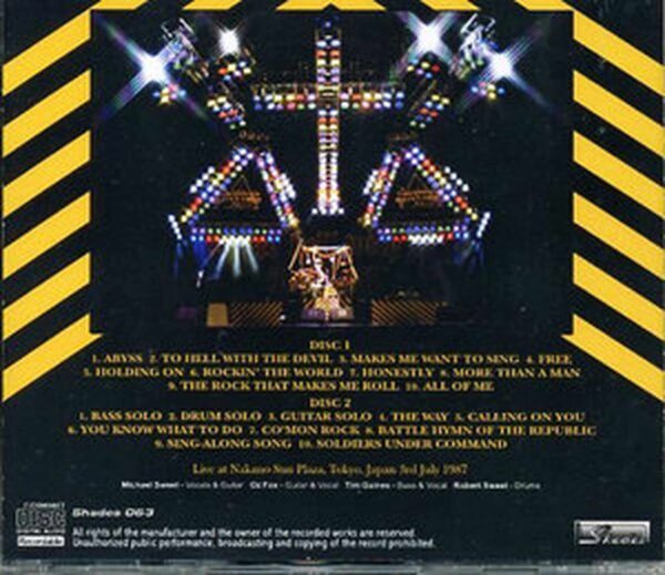 Stryper/Tokyo,Japan 1987 - Image 2