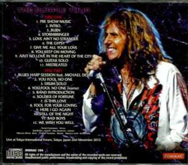 Whitesnake/Tokyo,Japan 2015 Truly Perfect - Image 2