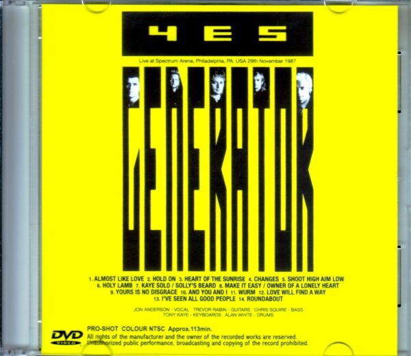 Yes/PA, USA 1987 - Image 2
