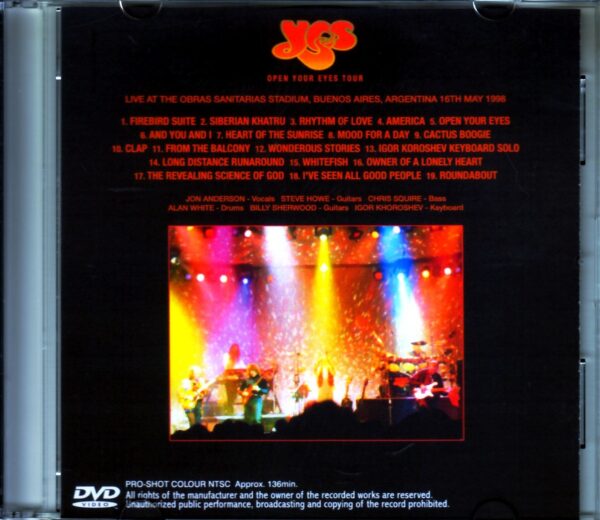 Yes/Argentina 1998 - Image 2