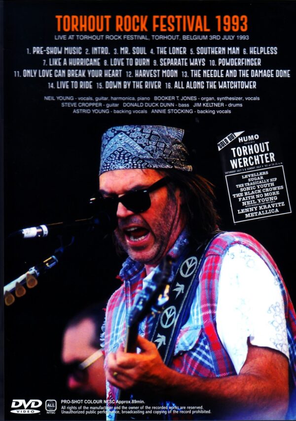 Neil Young with Booker T and the MG's/Belgium 1993 Upgrade - Image 2