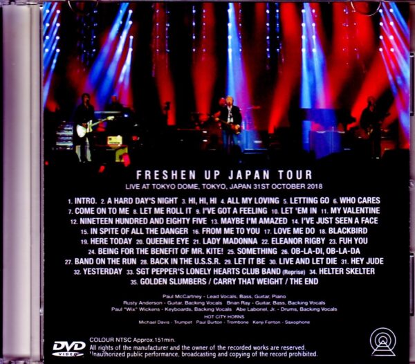 Paul McCartney/Tokyo,Japan 10.31.2018 - Image 2