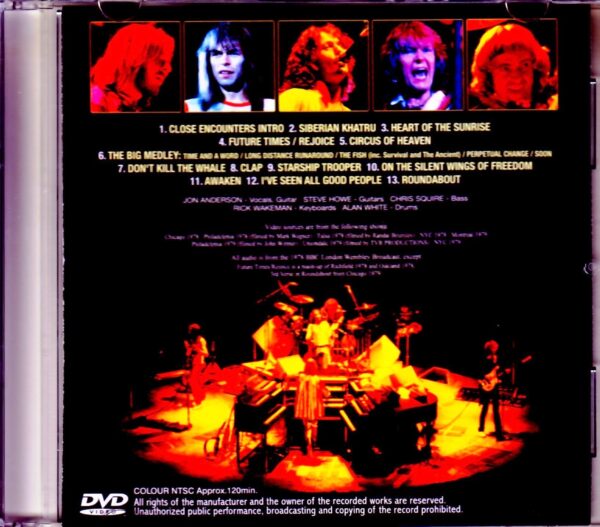 Yes/A compilation of originally-silent 8mm audience-shot footage of Yes live and "In the Round" during the Tormato tour - Image 2