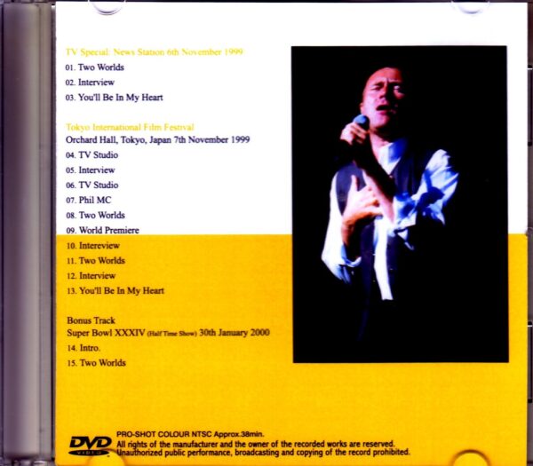 Phil Collins/Tokyo,Japan 1999 - Image 2