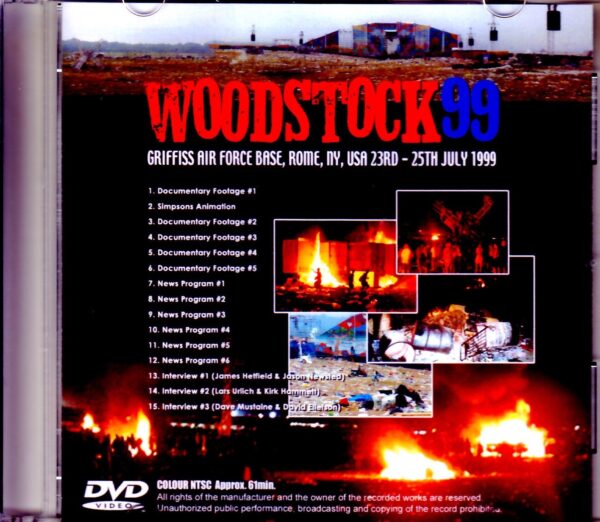 Various Artists/Woodstock 1999 Riot Documentary - Image 2