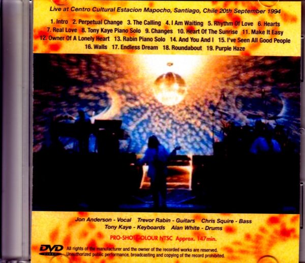 Yes/Chile 1994 Upgrade - Image 2