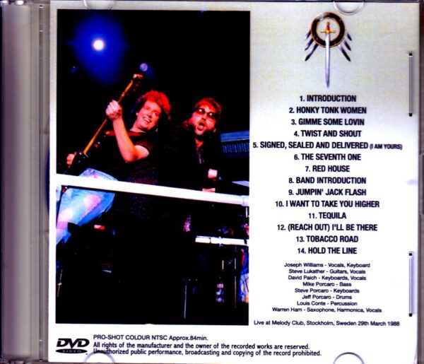 Toto/Sweden 1988 - Image 2