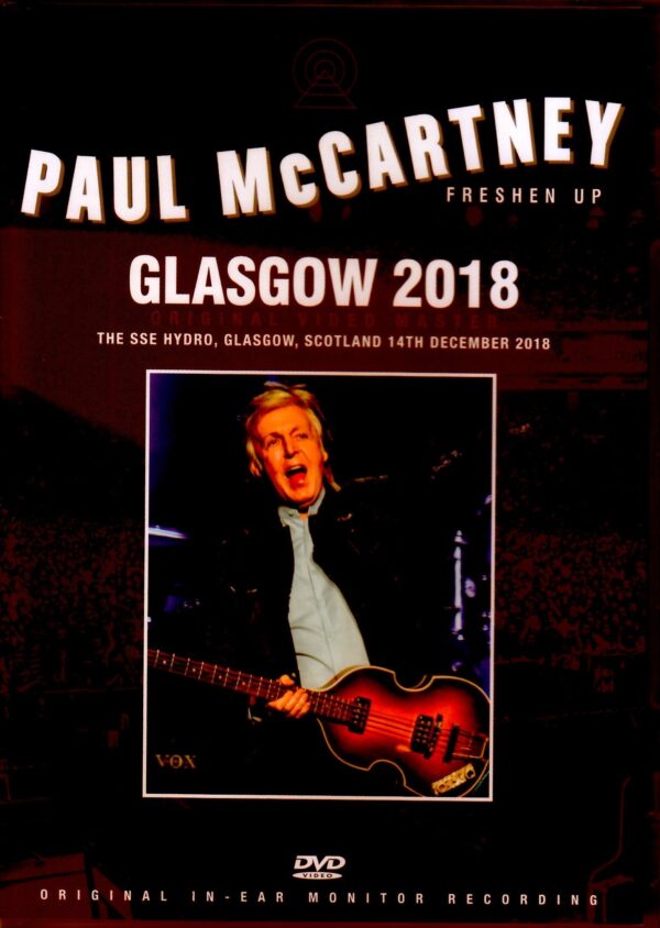 Paul McCartney/Glasgow,UK 2018 IEM Audio Dual Layer Ver.
