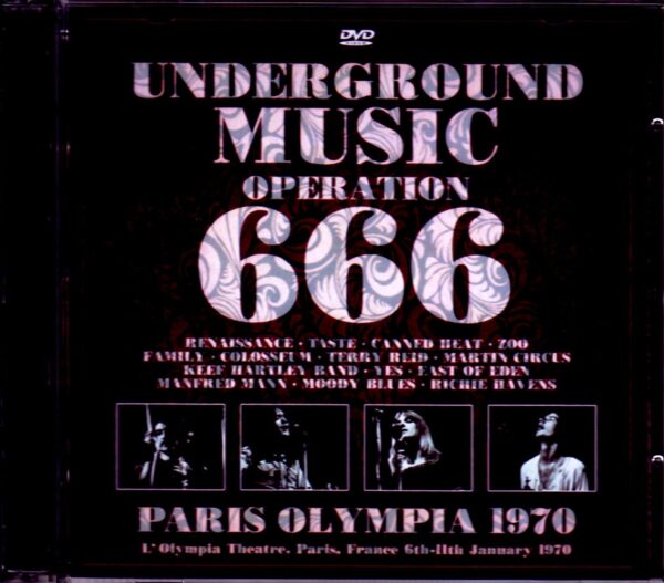 Various Artists Renaissance,Colosseum,Family,Yes,Moody Blues/France 1970
