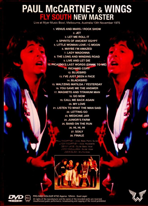 Paul McCartney,Wings/Australia 1975 Upgrade Dual Layer Ver. - Image 2