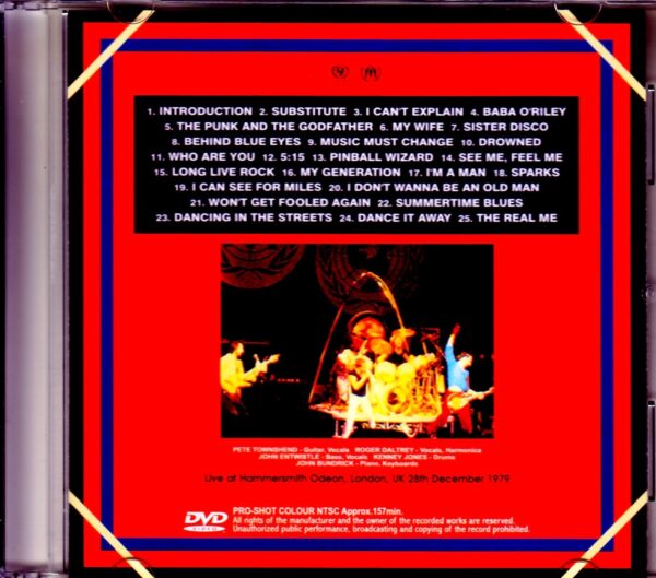 The Who/London,UK 1979 Upgrade - Image 2