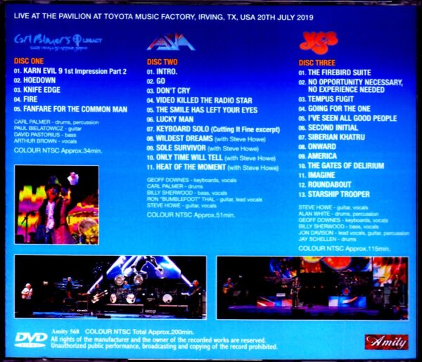 Yes,Asia,Carl Palmer's ELP Legacy/TN,USA 2019 - Image 2