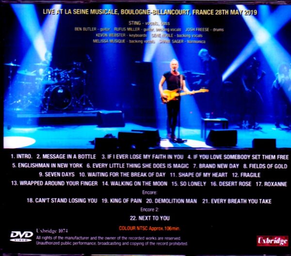Sting/France 2019 - Image 2