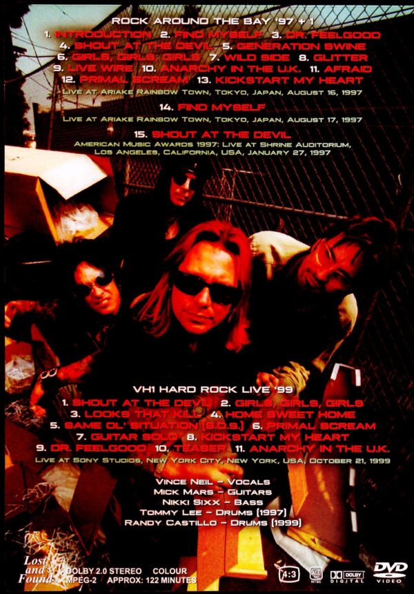 Motley Crue/Tokyo, Japan 1997 & more - Image 2
