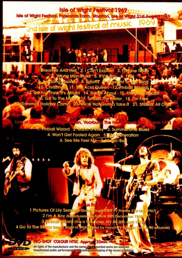 The Who/Isle of Wight 1969 & more - Image 2