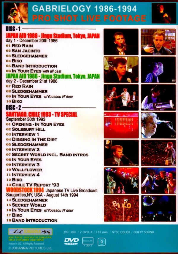Peter Gabriel/Pro-Shot Compile 1986-1994 - Image 2
