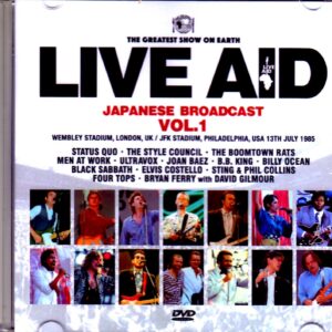 Varuous Artists Sting,Phil Collins,Bryan Ferry,David Gilmour,Status Quo/PA,USA 1985 Japanese Broadcast Ver. Vol.1