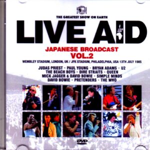 Various Artists Paul Young,Bryan Adams,U2,David Bowie,Queen,The Who/PA,USA 1985 Japanese Broadcast Ver. Vol.2