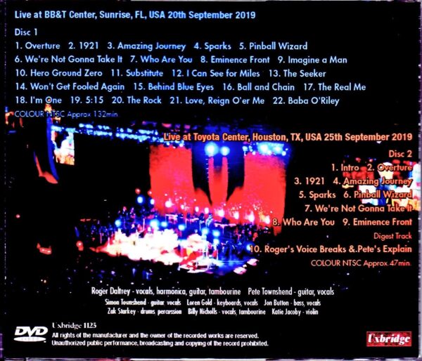 The Who/FL, USA 2019 & more - Image 2