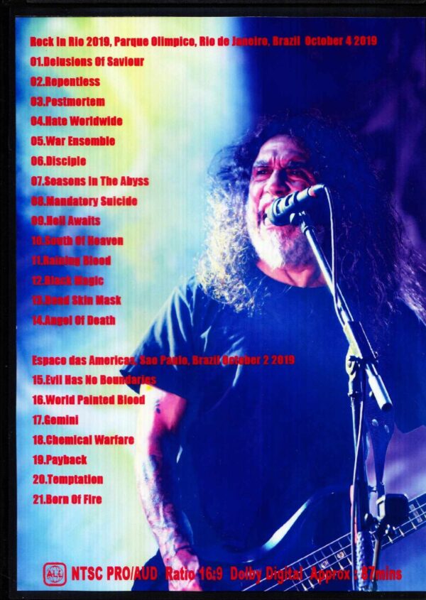 Slayer/Brazil 2019 & more - Image 2