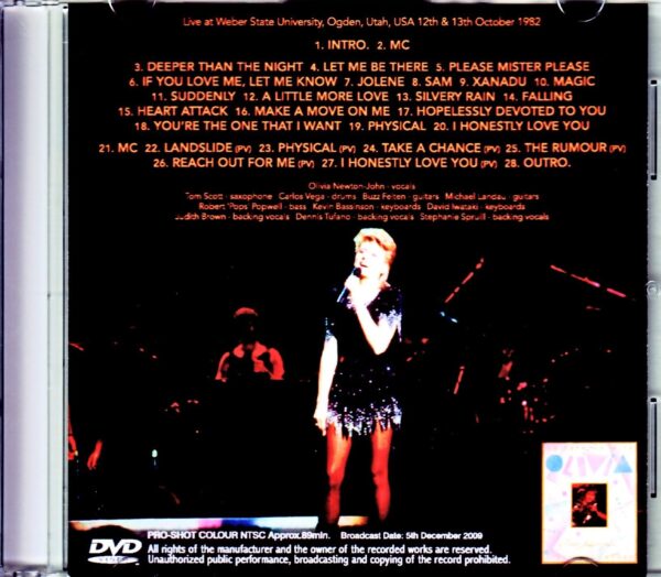 Olivia Newton John/UT,USA 1982 & more - Image 2