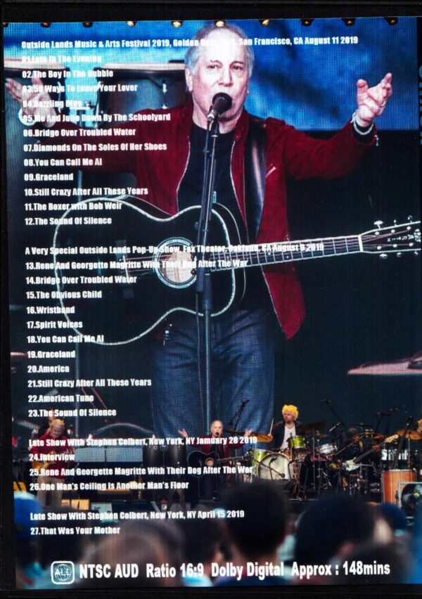 Paul Simon/CA,USA 2019 & more - Image 2