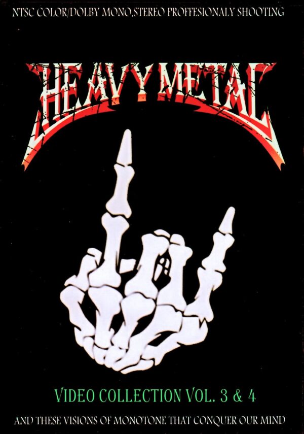 Various Artists Motorhead.Accept,Hammerfall,Amaranthe,Therion/Heavy Metal Video Collection Vol.3 & 4