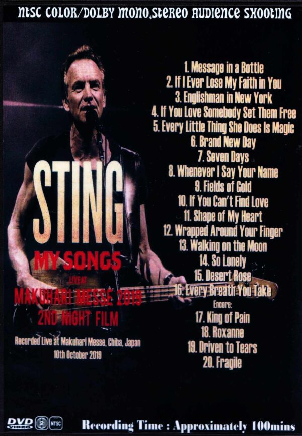 Sting/Chiba,Japan 10.10.2019 - Image 2