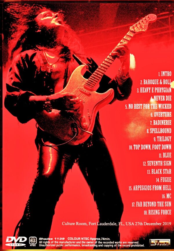 Yngwie Malmsteen/FL,USA 2019 - Image 2