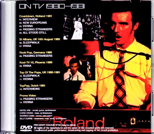 Ultravox/On TV 1980-1981 - Image 2