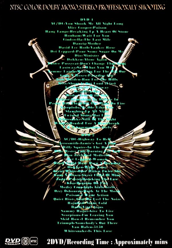 Various Artists Bon Jovi,Guns N' Roses,Scorpions,Iron Maiden,Ozzy Osbourne/Metal Video Collection 80's Vol.1 & 2 - Image 2