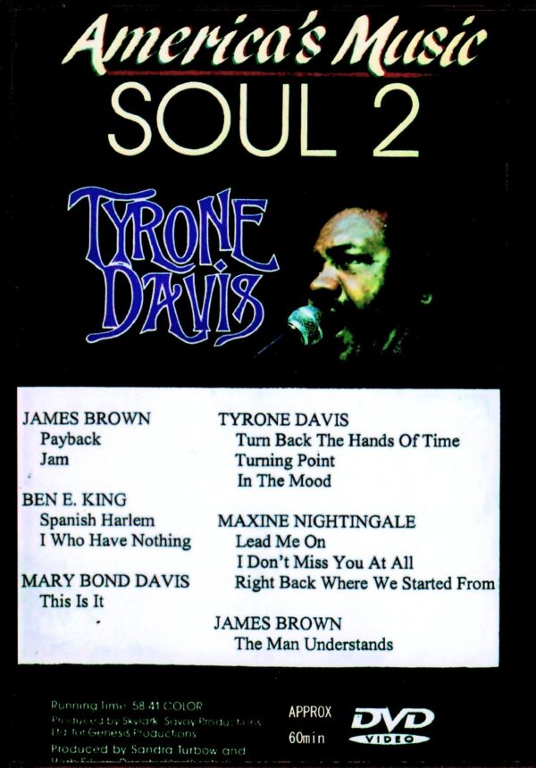Various Artists James Brown, Ben E. King, Tyrone Davis, Maxine Nightingale/America's Music Soul Vol.2 - Image 2