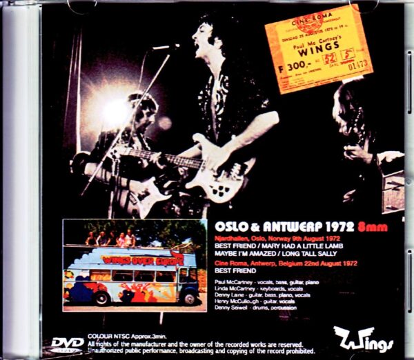 Paul McCartney,Wings/Noway 1972 & more 8mm - Image 2