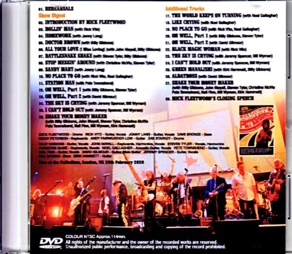 Various Artists Mick Fleetwood, Noel Gallagher, John Mayall, Steven Tyler/London,UK 2020 - Image 2