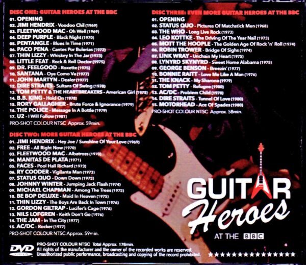 Various Artists Jimi Hendrix,Fleetwood Mac,Deep Purple,U2,B.B.King/BBC TV Program 2008-2010 - Image 2