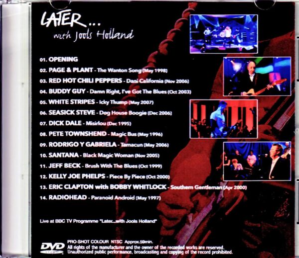 Various Artists Eric Clapton, Jeff Beck, Buddy Guy, Radiohead, Jimmy Page/BBC Studio Live Compilations 1995-2007 - Image 2