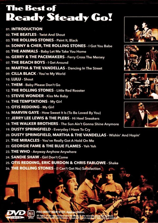 Various Artists Beatles,Rolling Stones,Animals,Beach Boys,Marvin Gaye/Ready Steady Go Re-Broadcast Huge Upgrade - Image 2