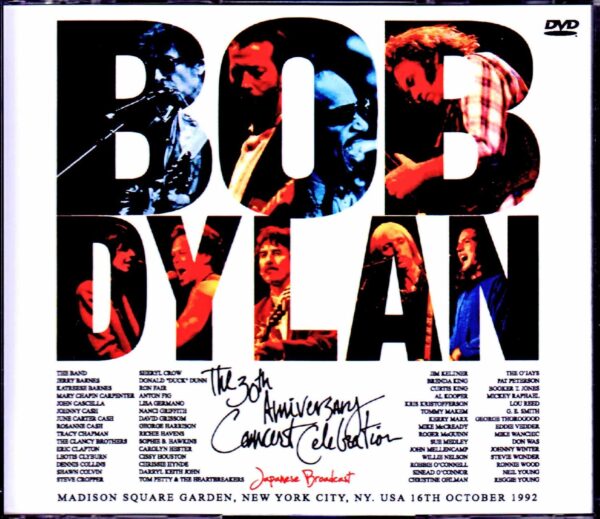Various Artists Bob Dylan,Eric Clapton,Sheryl Crow,Lou Reed,Stevie Wonder/NY,USA 1992 Japanese Broadcast 2Source Version
