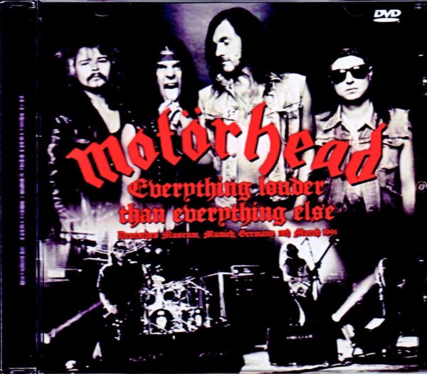 Motorhead/Germany 1991 Japanese Laser Disc Version