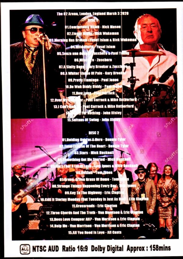 Various Artists Eric Clapton,Rick Wakeman,Tom Jones,Bonnie Tyler,Van Morrison/Lonodn,UK 2020 - Image 2
