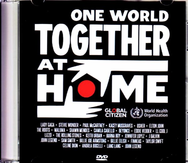 Various Artists Lady Gaga, Stevie Wonder, Paul McCartney, Elton John, Rolling Stones, Billie Eilish/One World Together at Home