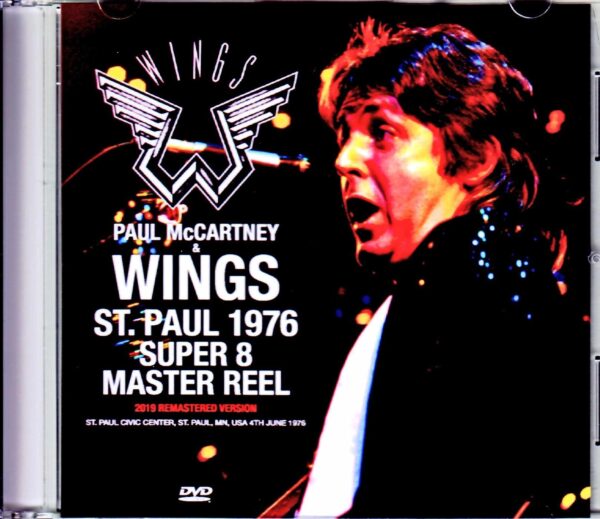 Paul McCartney,Wings/MN,USA 1976 8mm Remastered Version