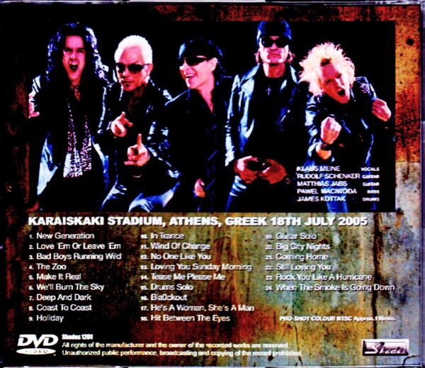 Scorpions/Greek 2005 - Image 2